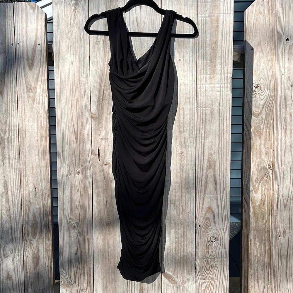 Express Form fitting Black Dress - Picture 1 of 2